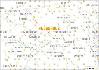 map of Floßholz