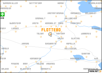 map of Flottebo