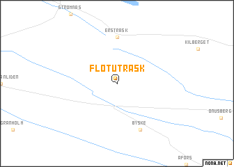 map of Flötuträsk