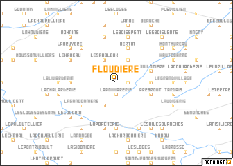 map of Floudière