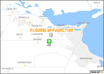 map of Flour Bluff Junction