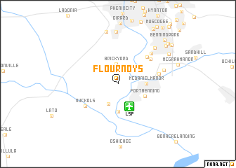 map of Flournoys