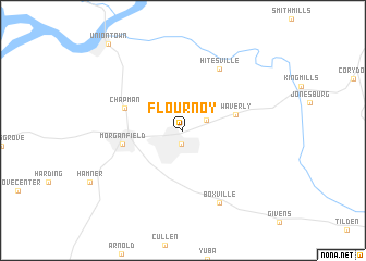 map of Flournoy