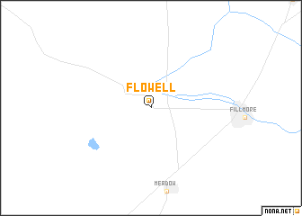 map of Flowell