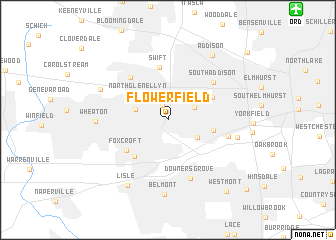 map of Flowerfield