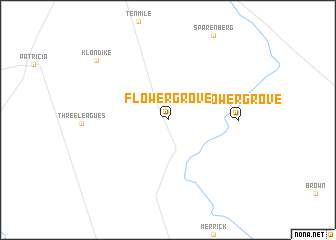 map of Flower Grove