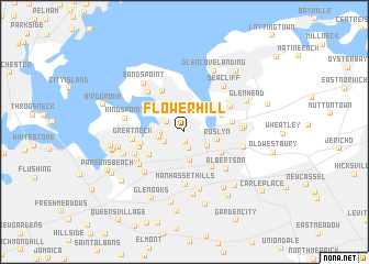 map of Flower Hill