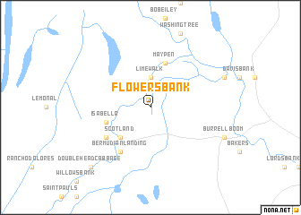 map of Flowers Bank