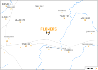 map of Flowers