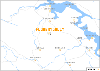 map of Flowery Gully