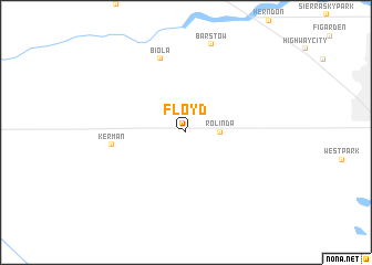 map of Floyd