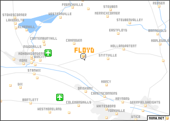 map of Floyd