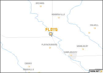 map of Floyd