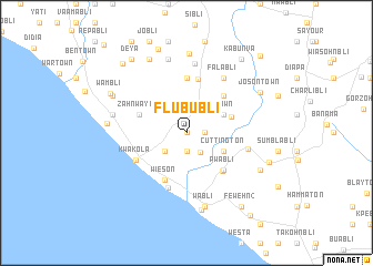 map of Flububli