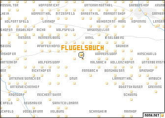 map of Flügelsbuch