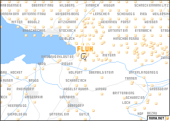 map of Fluh