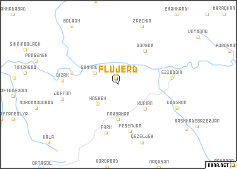 map of Flūjerd