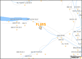 map of Flums