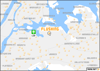 map of Flushing