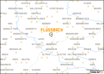 map of Flußbach