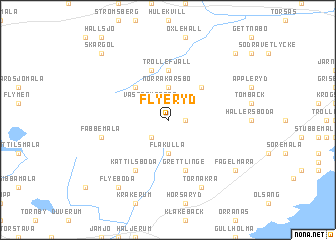 map of Flyeryd