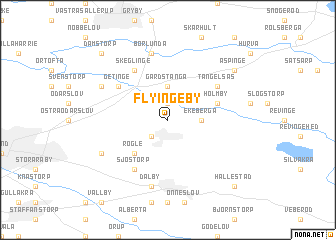 map of Flyingeby