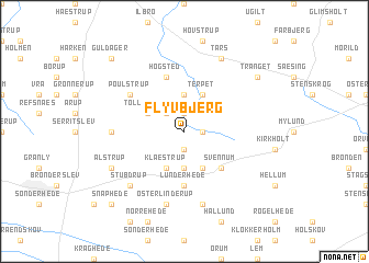 map of Flyvbjerg