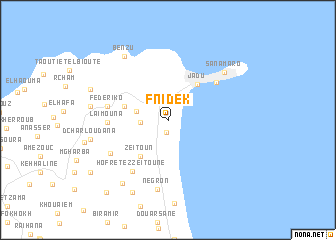 map of Fnidek