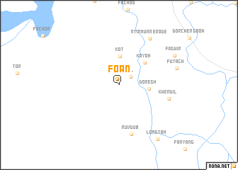 map of Foan