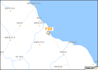 map of Foa