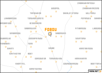map of Fobou