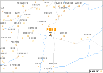 map of Fobu