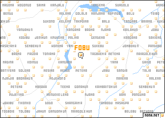 map of Fobu