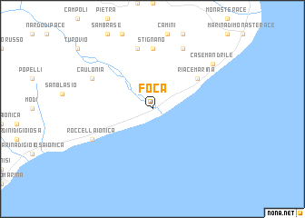 map of Focà