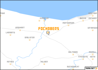 map of Fochabers