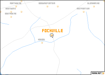 map of Fochville