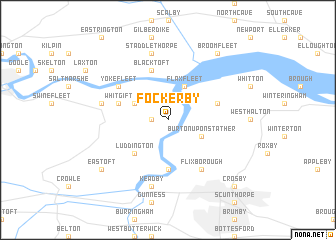 map of Fockerby