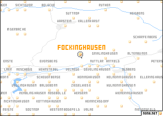 map of Föckinghausen