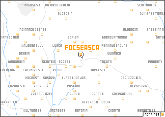 map of Focşeasca