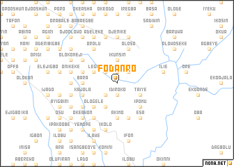 map of Fodanro