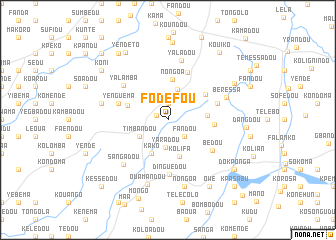 map of Fodefou