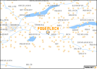 map of Föderlach