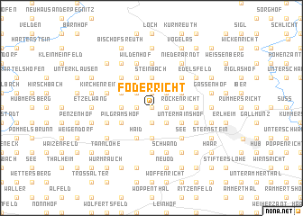 map of Föderricht