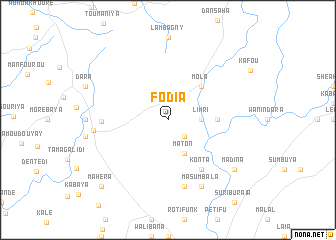 map of Fodia