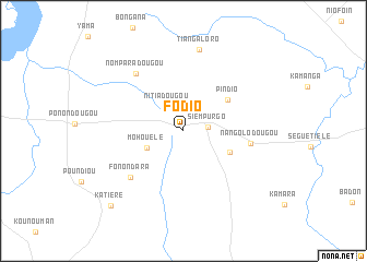 map of Fodio