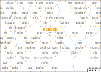 map of Fodoko