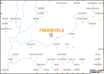 map of Fodome Xelu