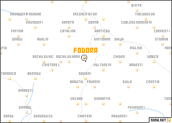 map of Fodora
