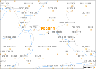 map of Fodora