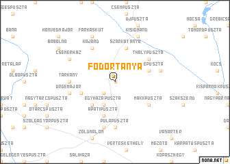 map of Fodortanya